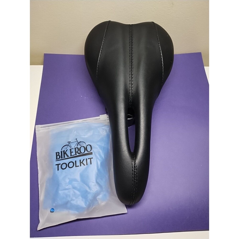 Icon Health & Fitness Bicycle BMX Saddle UT2518- Color: Black w/ toolkit